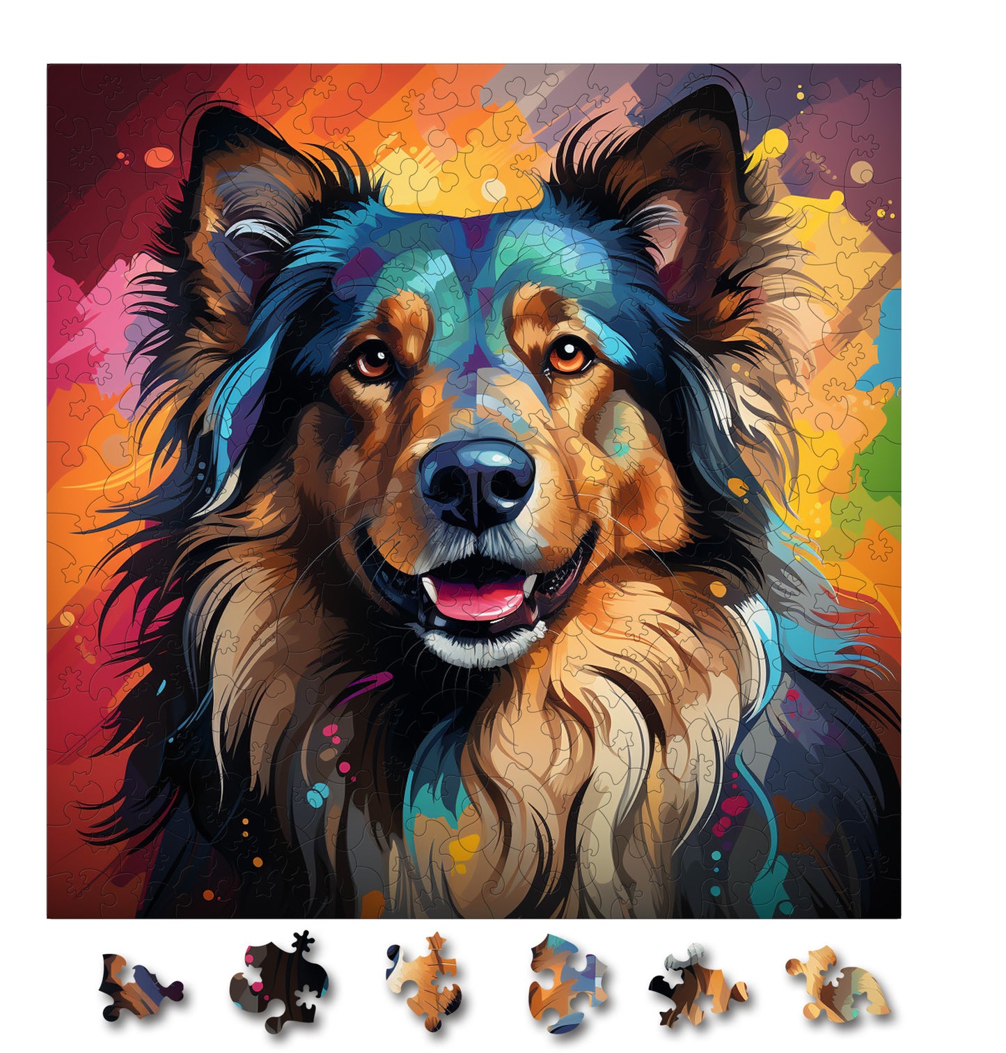 Puzzle cu Animale - Caini - Belgian Tervuren 2 - 200 piese - 30 x 30 cm