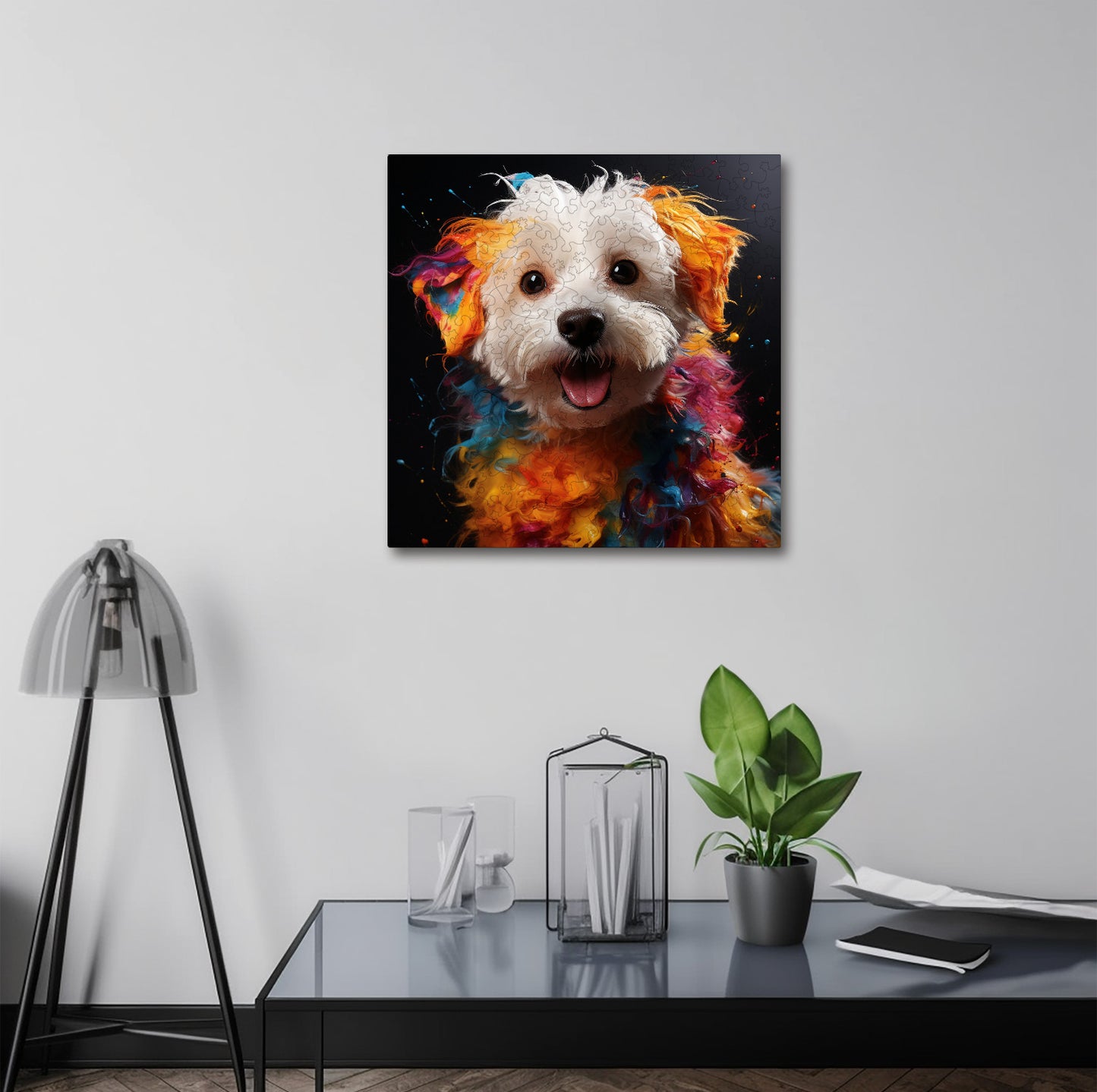 Puzzle cu Animale - Caini - Bichon Maltese 3 - 200 piese - 30 x 30 cm