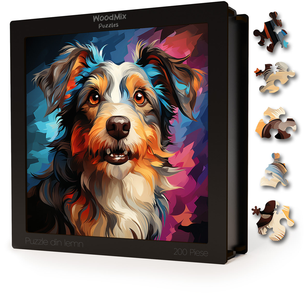 Puzzle cu Animale - Caini - Biewer Terrier 3 - 200 piese - 30 x 30 cm