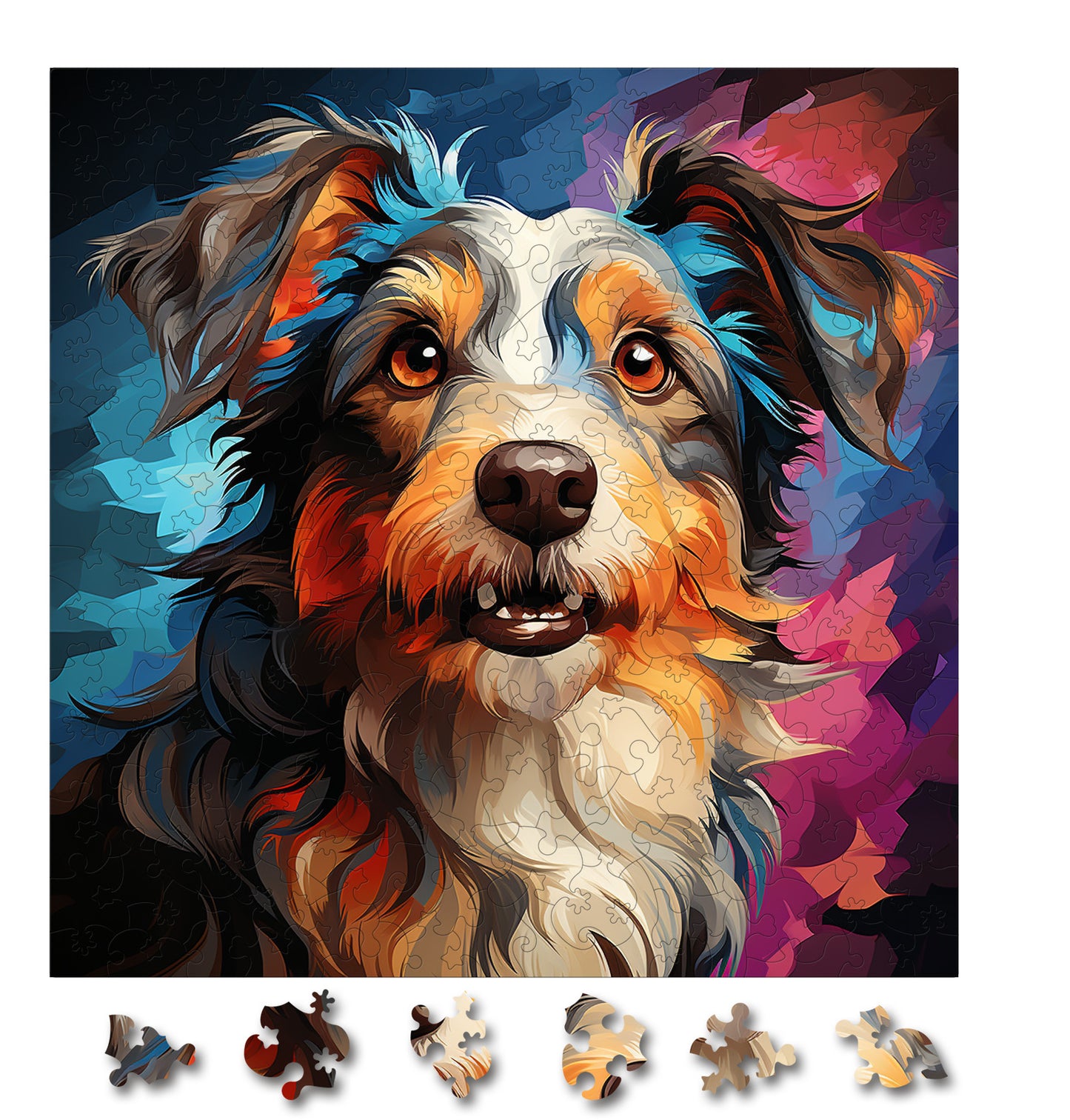 Puzzle cu Animale - Caini - Biewer Terrier 3 - 200 piese - 30 x 30 cm