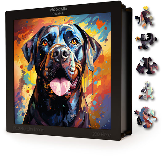 Puzzle cu Animale - Caini - Boerboel 4 - 200 piese - 30 x 30 cm