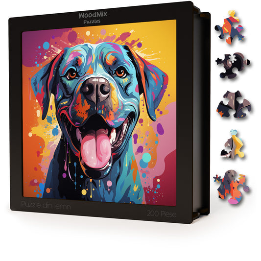 Puzzle cu Animale - Caini - Boerboel 3 - 200 piese - 30 x 30 cm