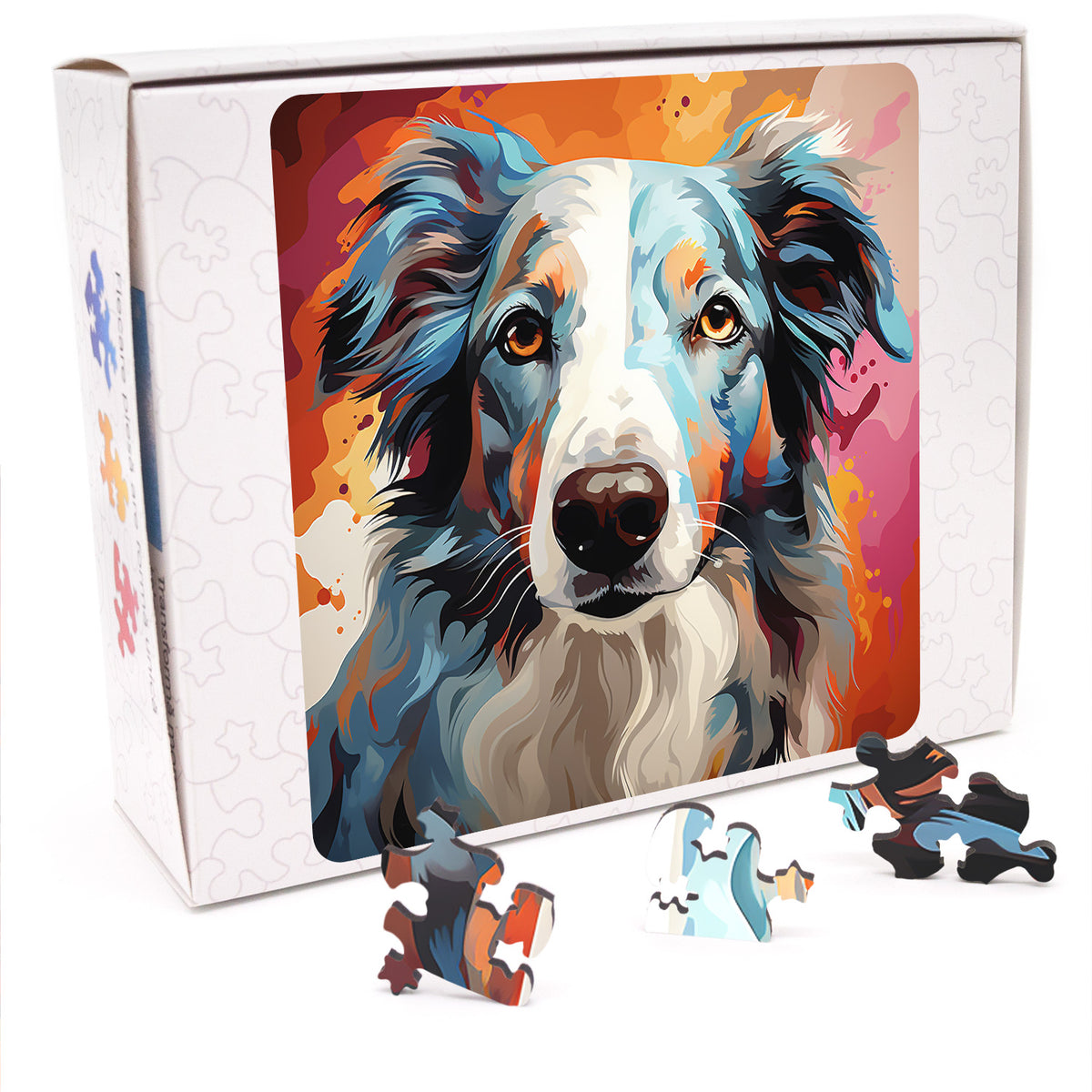 Puzzle cu Caini - Borzoi 4