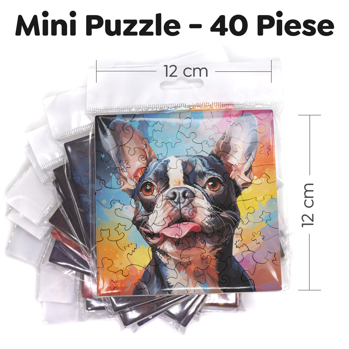 Puzzle cu Caini - Boston Terrier 2