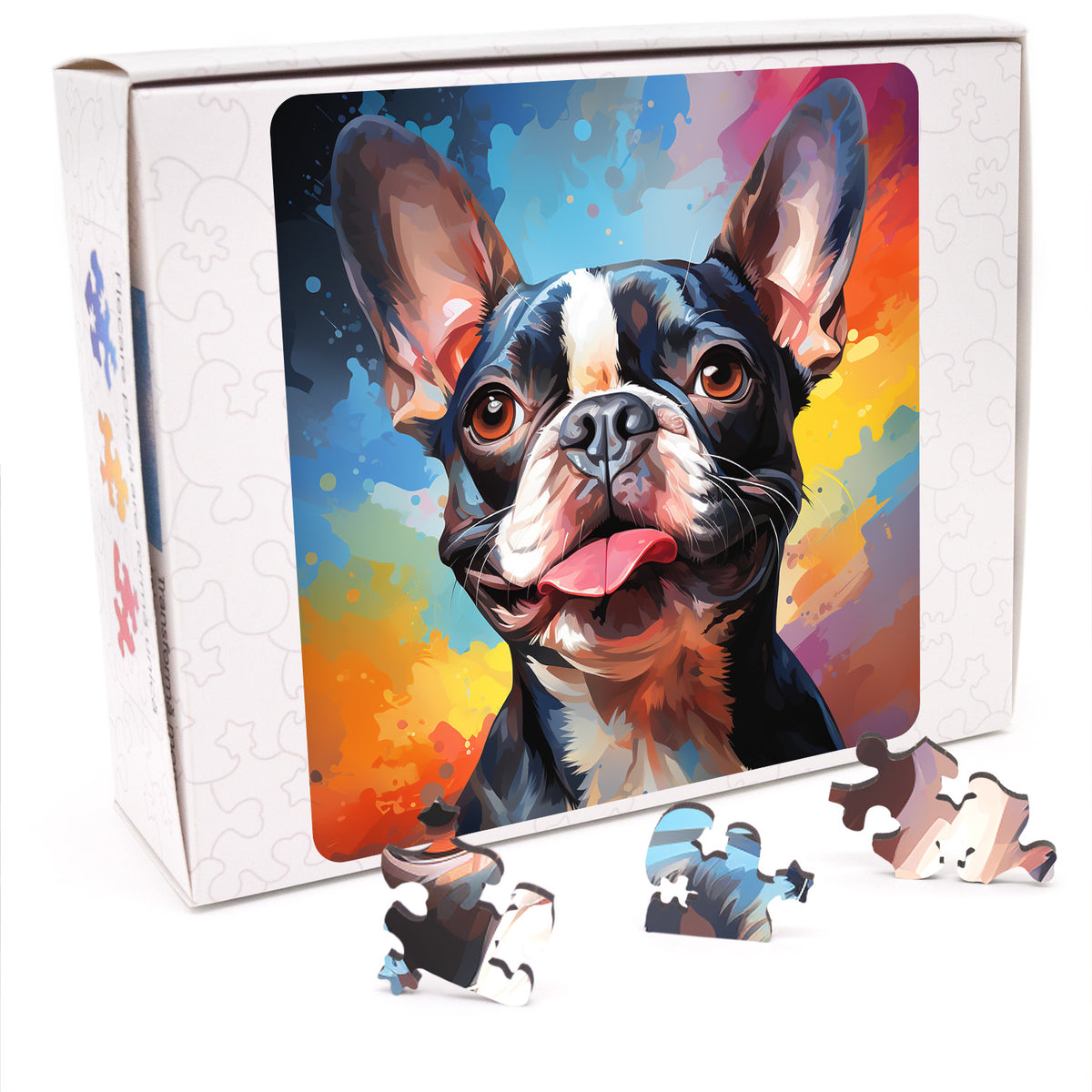Puzzle cu Caini - Boston Terrier 2