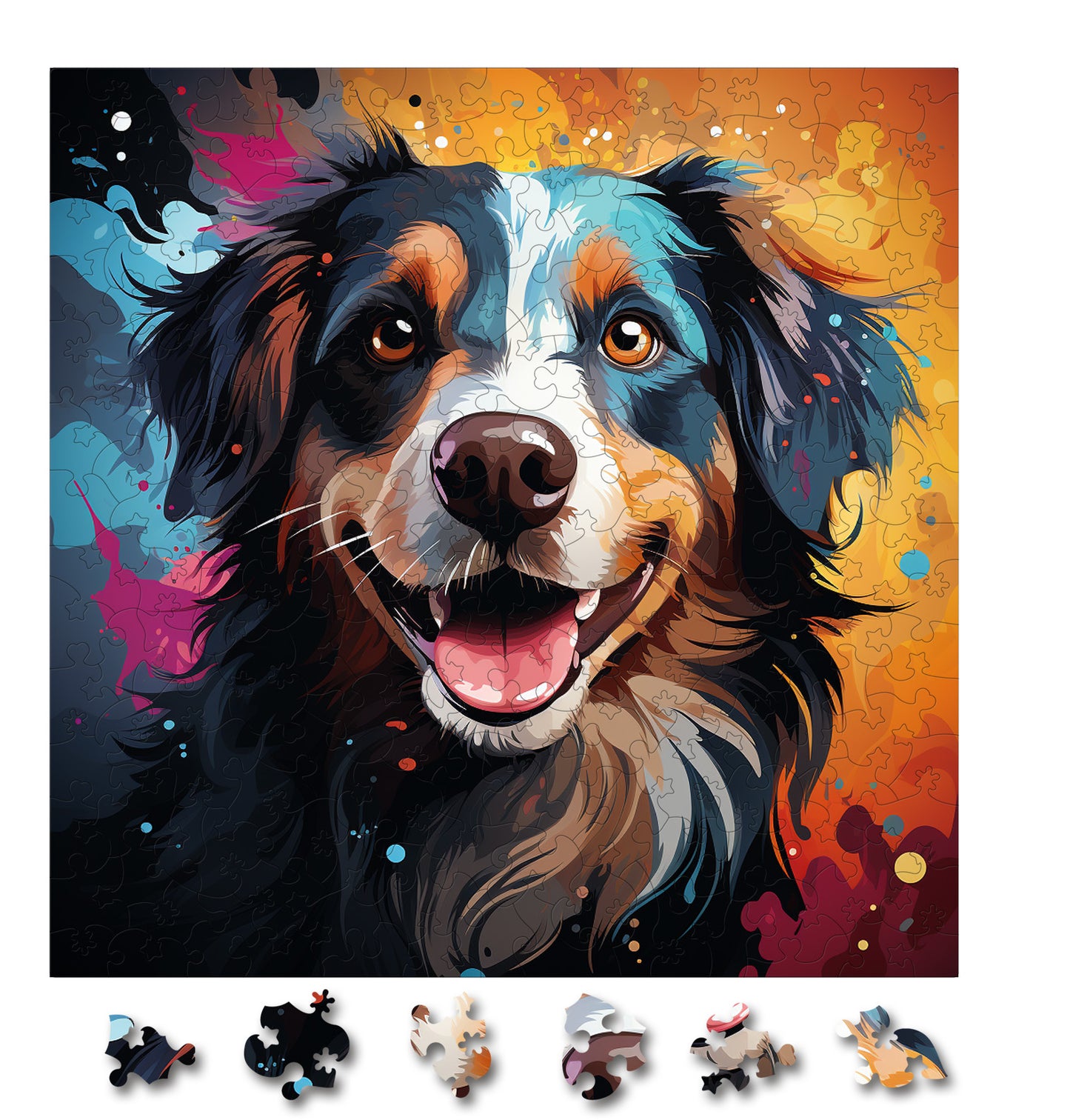 Puzzle cu Animale - Caini - Bouvier des Flandres 3 - 200 piese - 30 x 30 cm