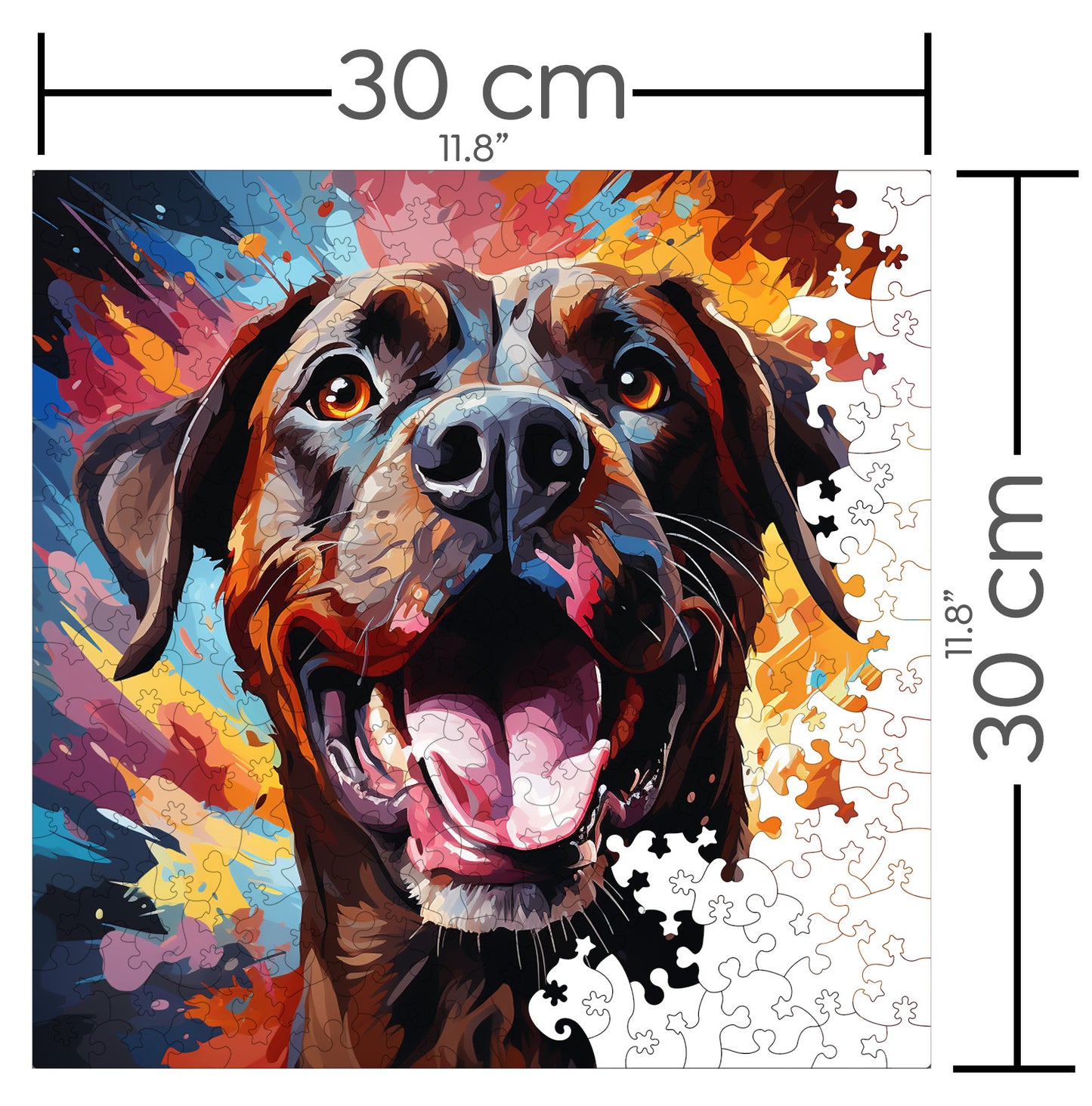 Puzzle cu Animale - Caini - Boxer 1 - 200 piese - 30 x 30 cm