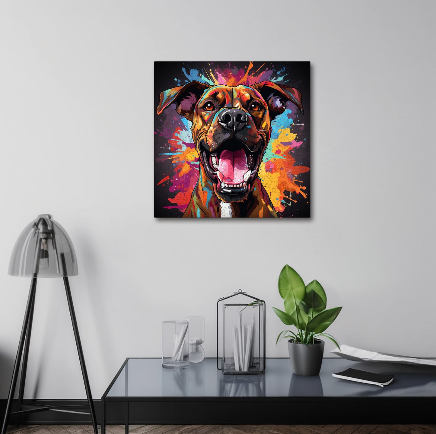 Puzzle cu Animale - Caini - Boxer 3 - 200 piese - 30 x 30 cm