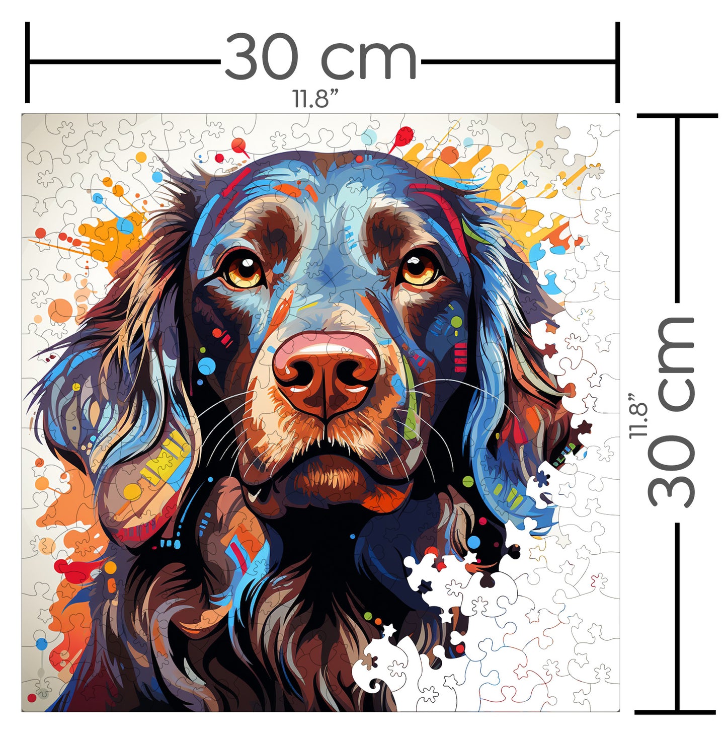 Puzzle cu Animale - Caini - Boykin 3 - 200 piese - 30 x 30 cm