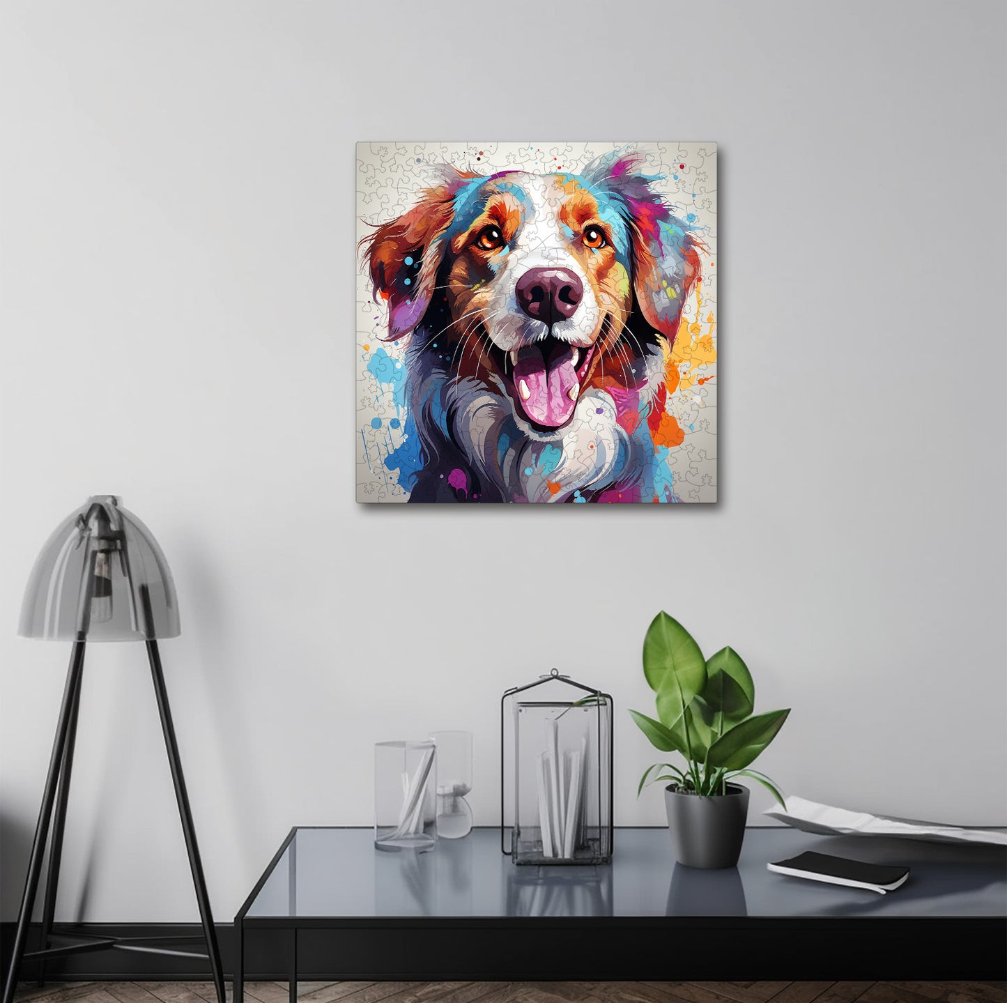 Puzzle cu Animale - Caini - Brittany 3 - 200 piese - 30 x 30 cm