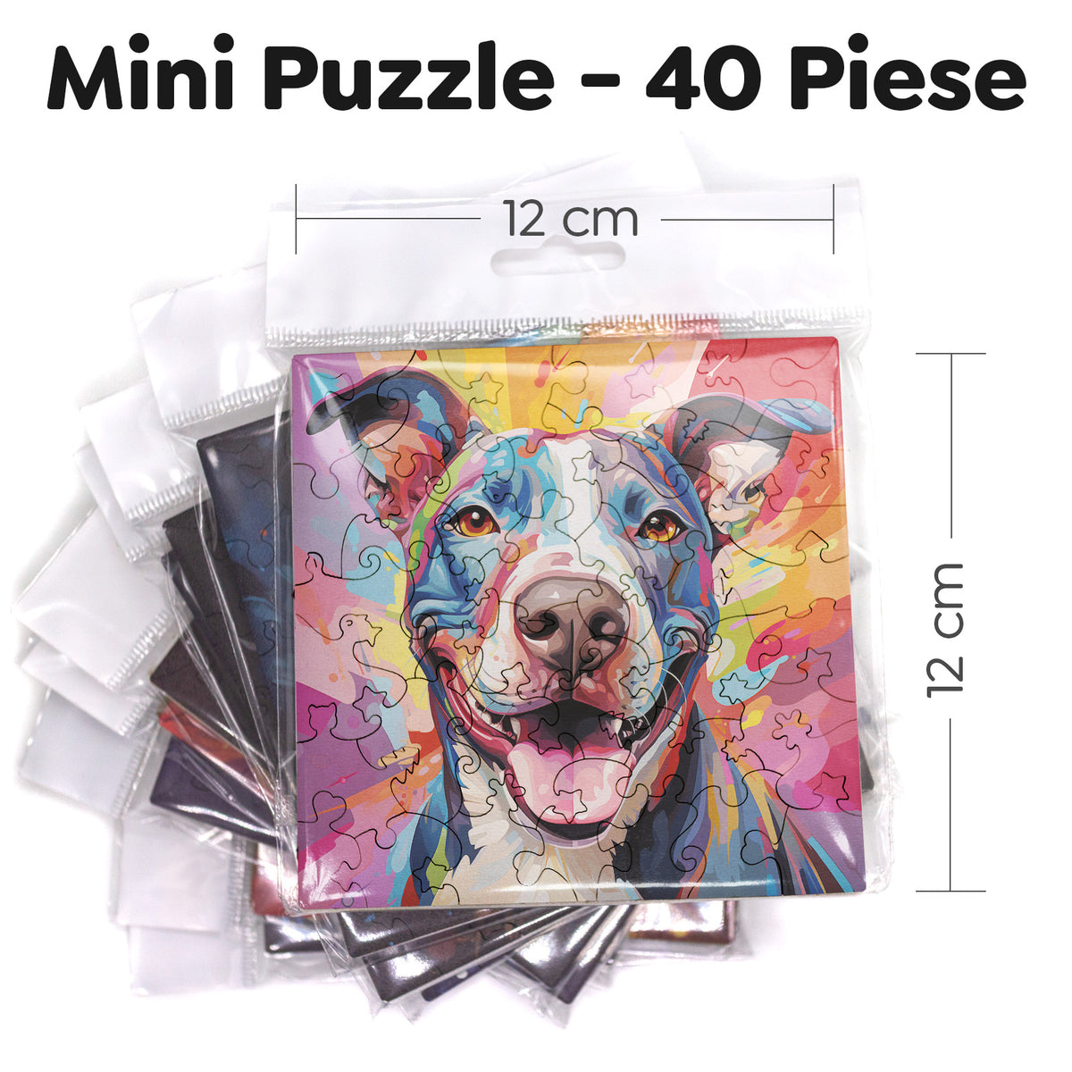 Puzzle cu Caini - Bull Terrier 4
