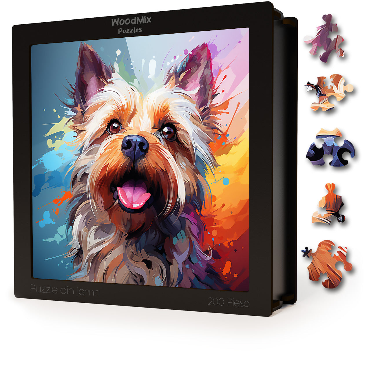 Puzzle cu Animale - Caini - Cairn Terrier 3 - 200 piese - 30 x 30 cm