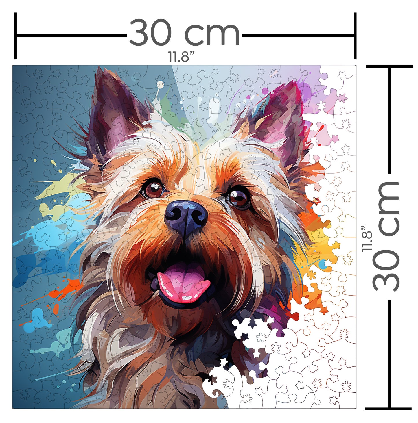 Puzzle cu Animale - Caini - Cairn Terrier 3 - 200 piese - 30 x 30 cm
