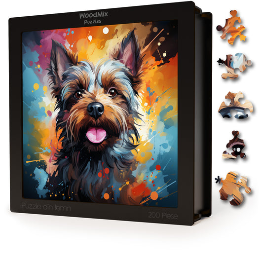 Puzzle cu Animale - Caini - Cairn Terrier 2 - 200 piese - 30 x 30 cm