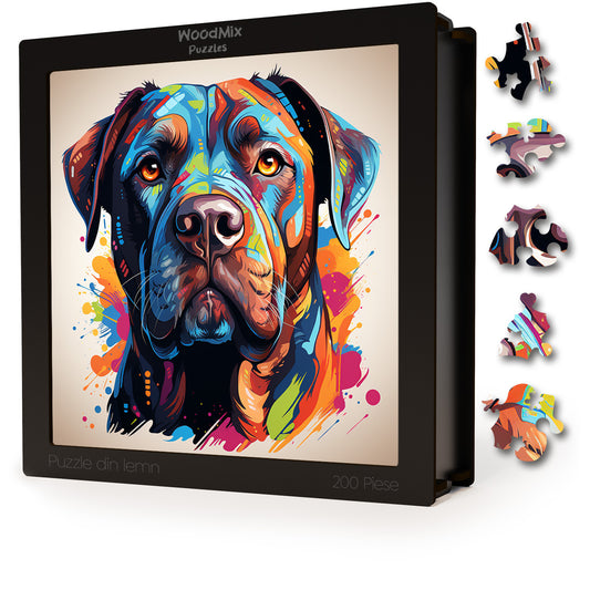 Puzzle cu Animale - Caini - Cane Corso 3 - 200 piese - 30 x 30 cm