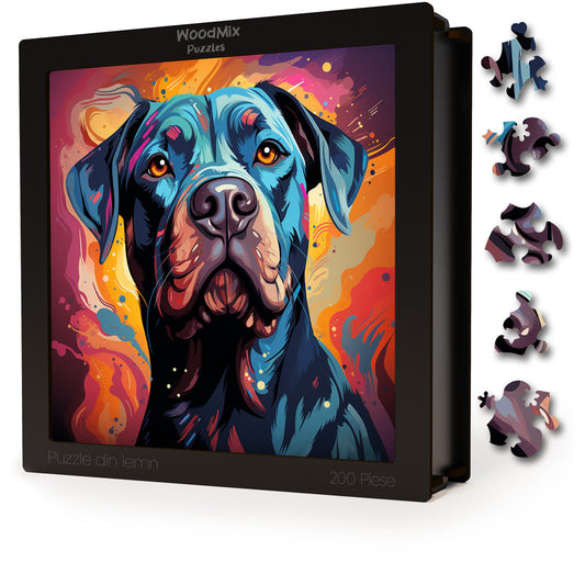 Puzzle cu Animale - Caini - Cane Corso 5 - 200 piese - 30 x 30 cm