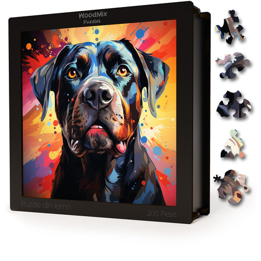 Puzzle cu Animale - Caini - Cane Corso 6 - 200 piese - 30 x 30 cm