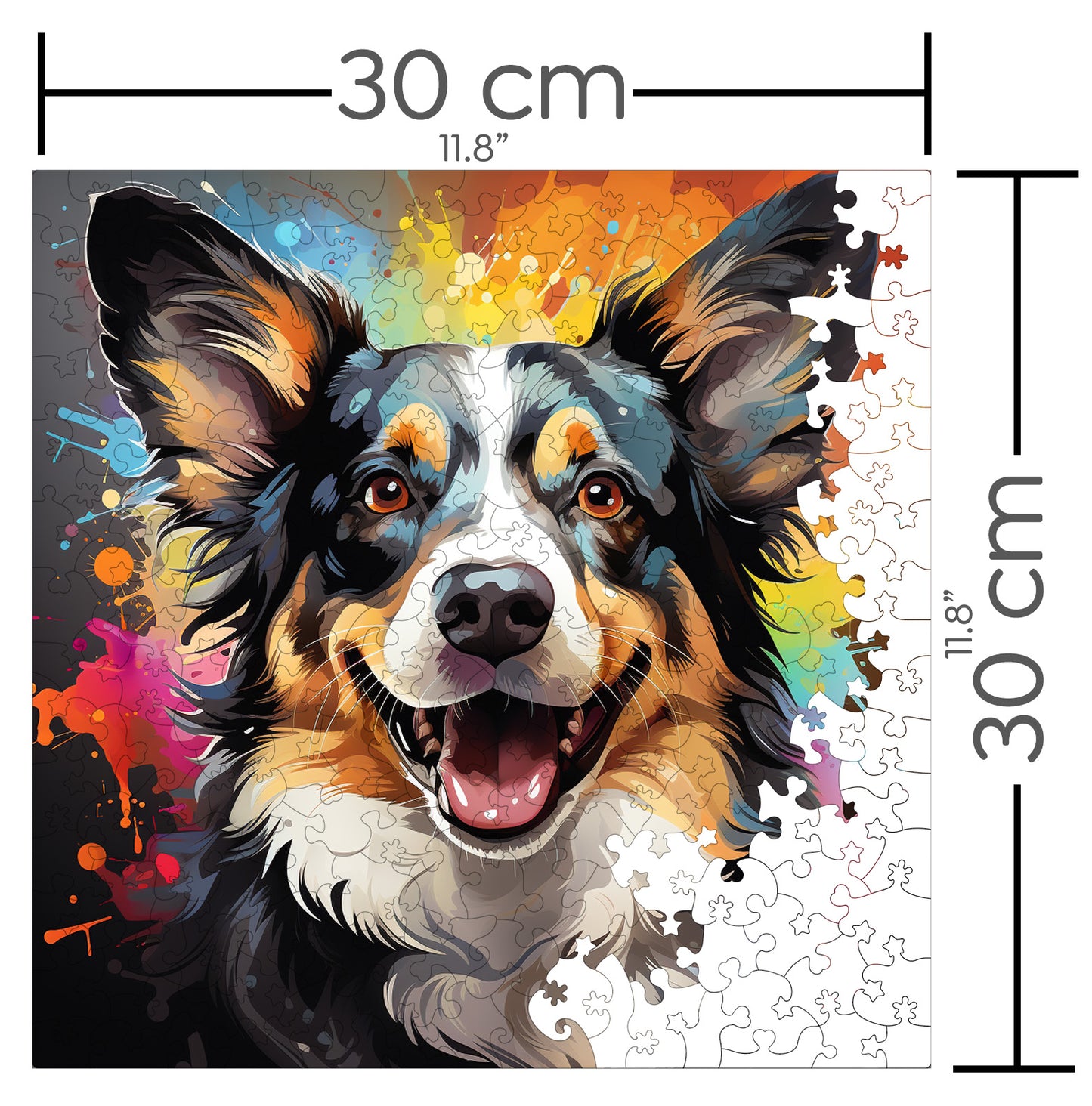 Puzzle cu Animale - Caini - Cardigan Welsh Corgi 1 - 200 piese - 30 x 30 cm