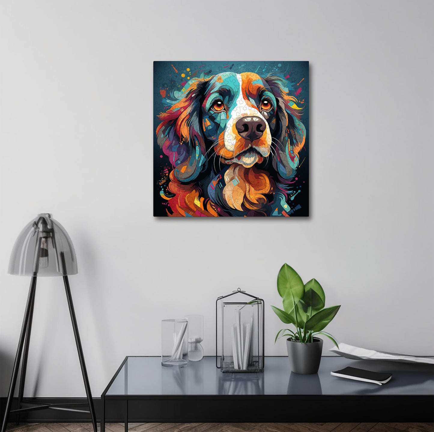 Puzzle cu Animale - Caini - Cavalier King Charles Spaniel 1 - 200 piese - 30 x 30 cm