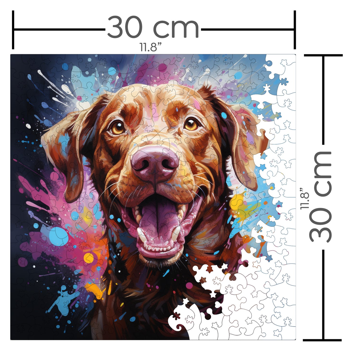 Puzzle cu Animale - Caini - Chesapeake Bay Retriever 3 - 200 piese - 30 x 30 cm