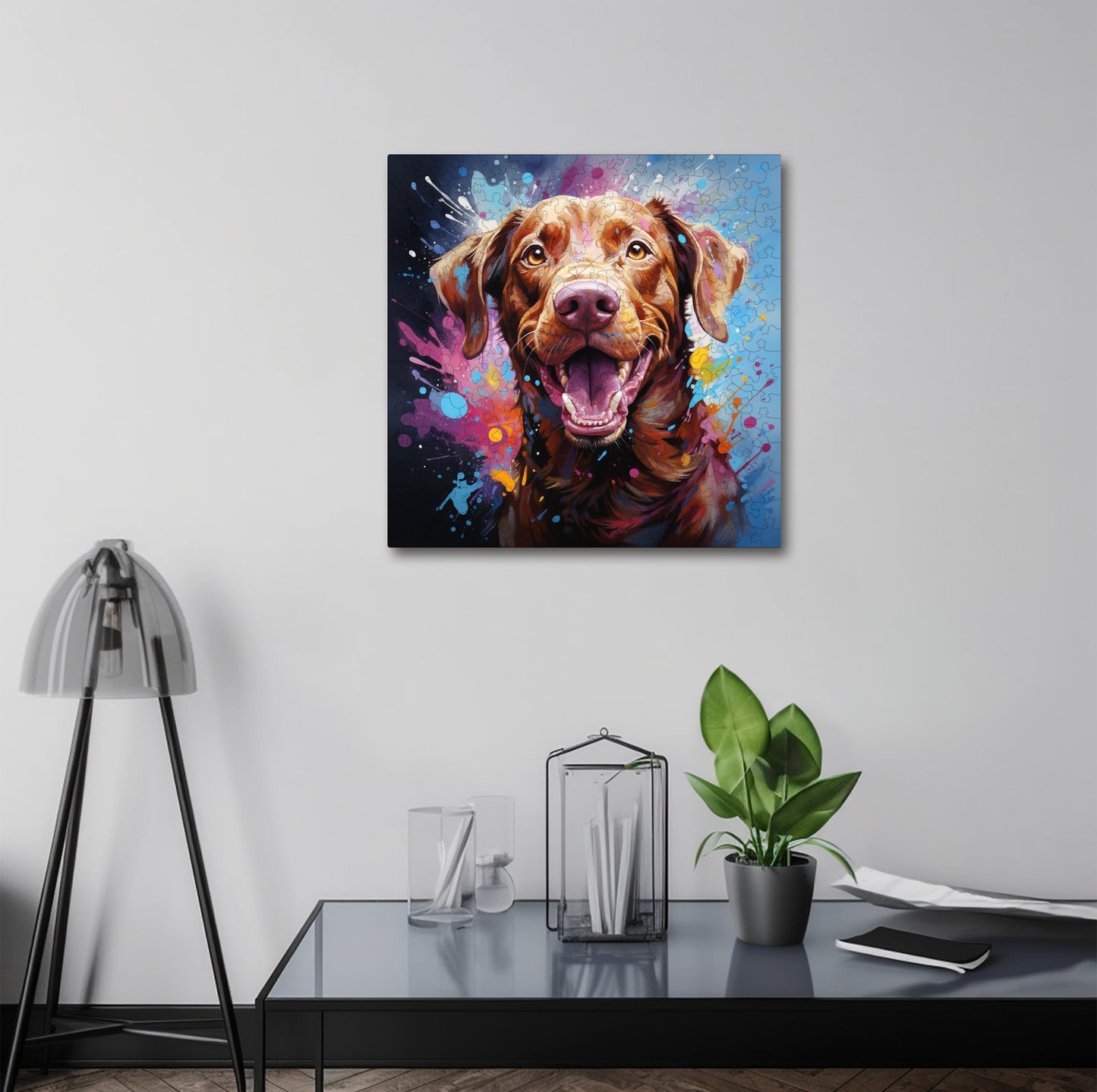Puzzle cu Animale - Caini - Chesapeake Bay Retriever 3 - 200 piese - 30 x 30 cm