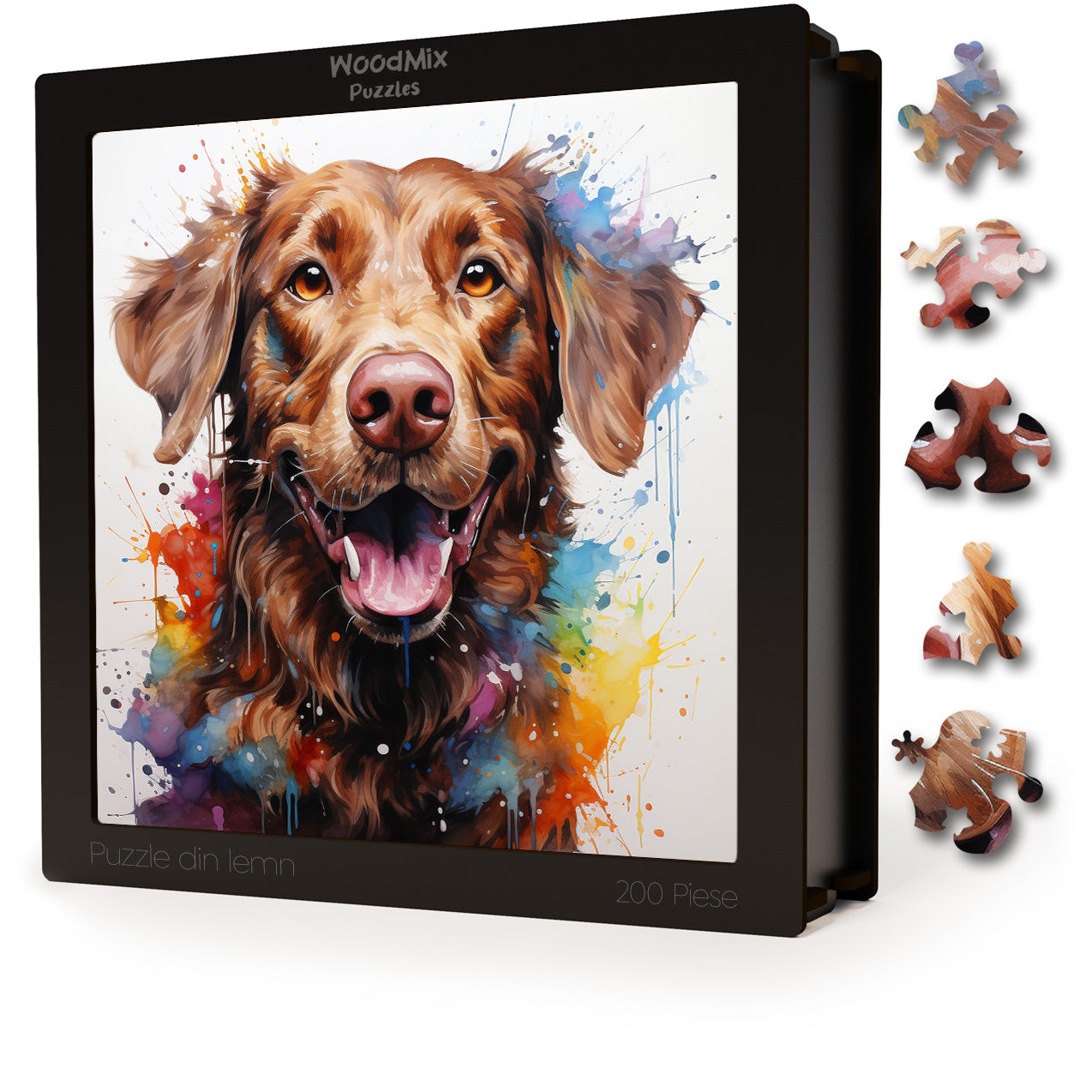 Puzzle cu Animale - Caini - Chesapeake Bay Retriever 1 - 200 piese - 30 x 30 cm