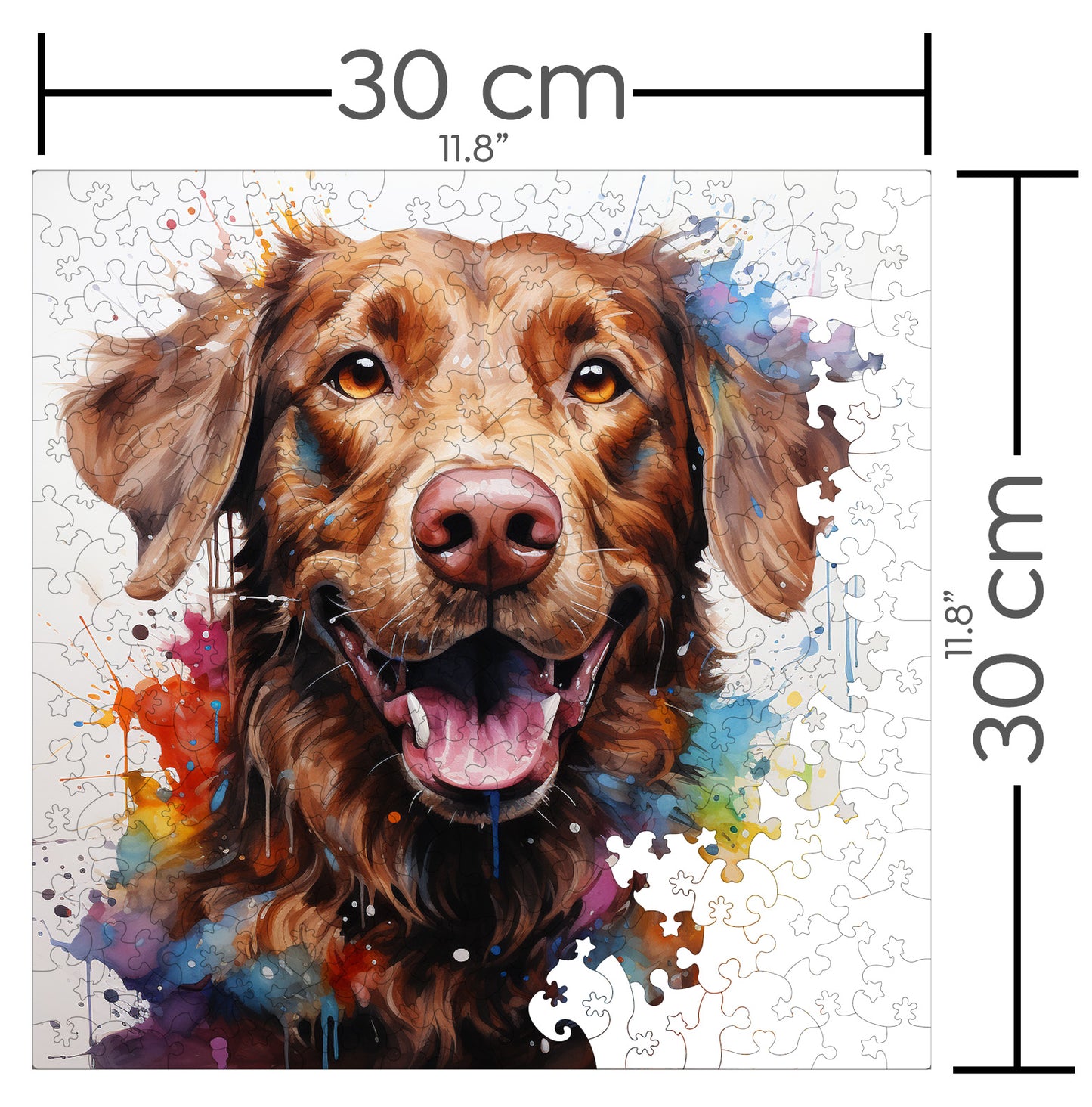 Puzzle cu Animale - Caini - Chesapeake Bay Retriever 1 - 200 piese - 30 x 30 cm