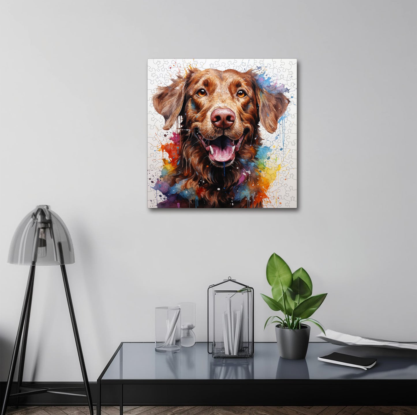 Puzzle cu Animale - Caini - Chesapeake Bay Retriever 1 - 200 piese - 30 x 30 cm