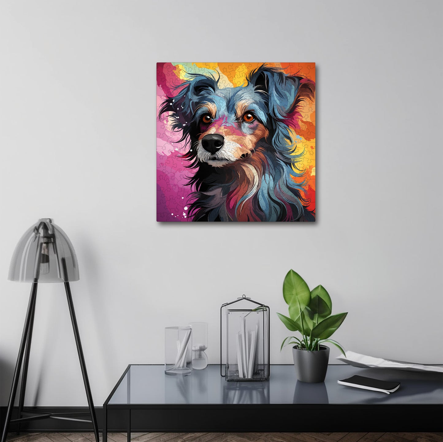 Puzzle cu Animale - Caini - Chinese Crested 3 - 200 piese - 30 x 30 cm