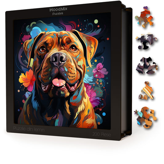 Puzzle cu Animale - Caini - Chinese Shar-Pei 2 - 200 piese - 30 x 30 cm