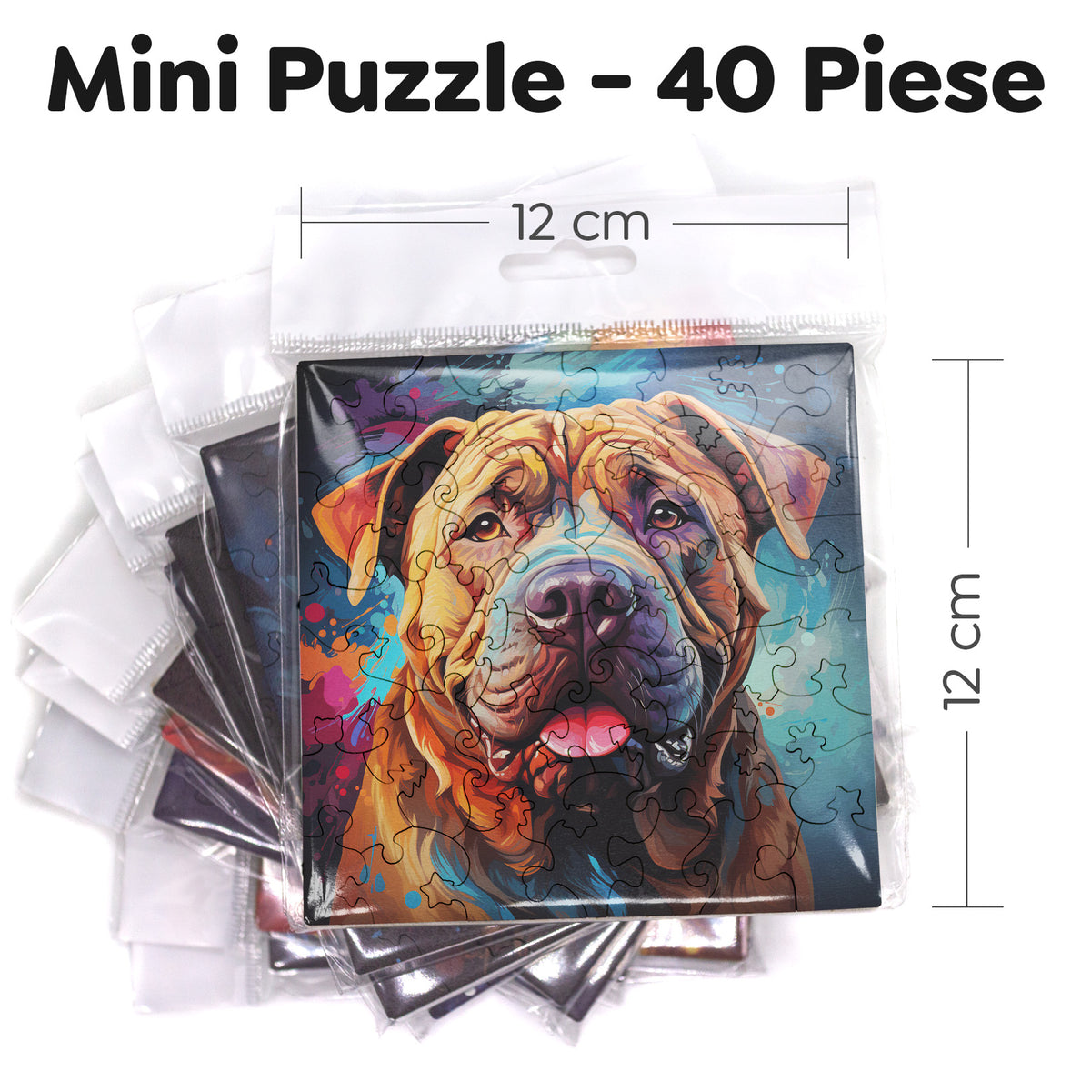 Puzzle cu Caini - Chinese Shar-Pei 3
