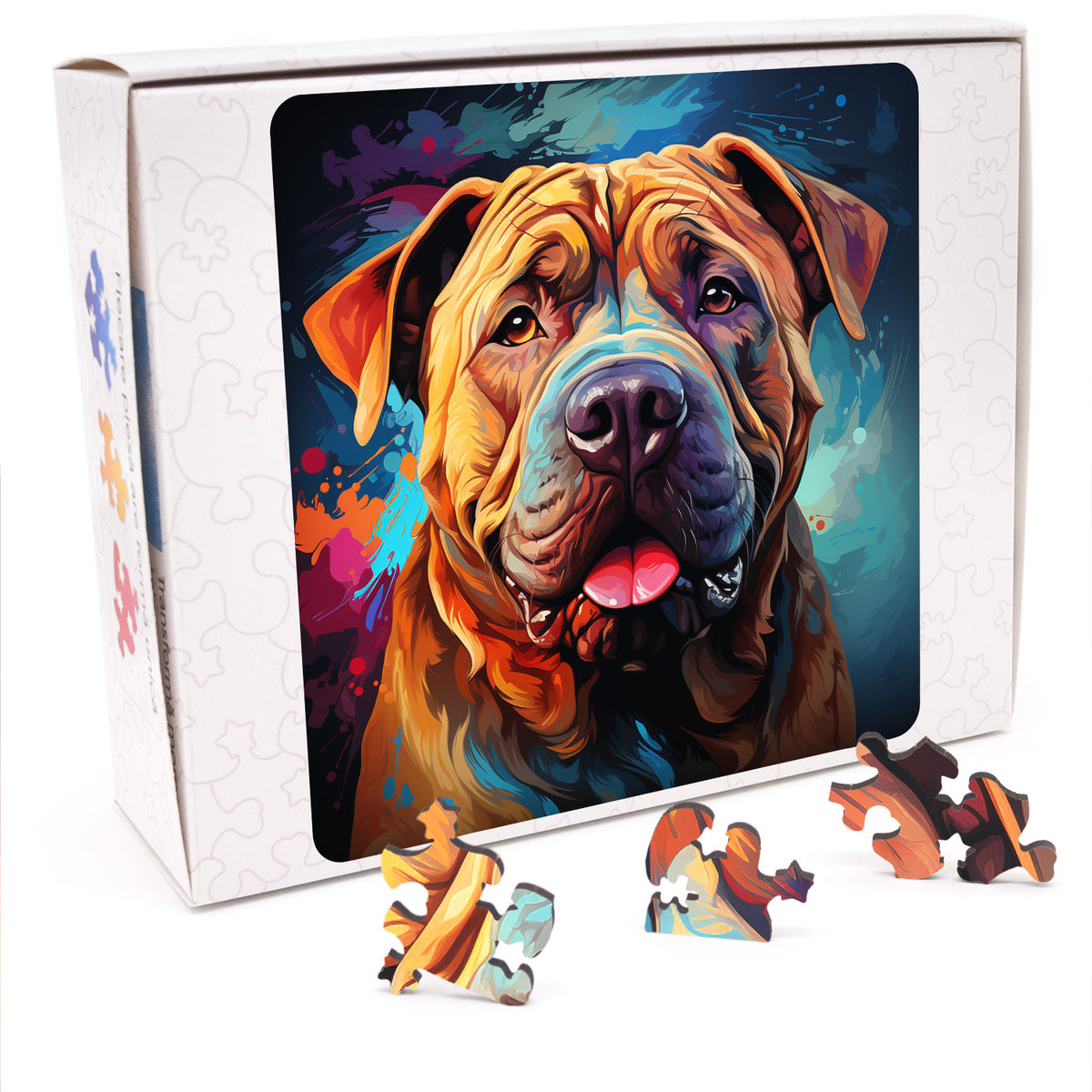 Puzzle cu Caini - Chinese Shar-Pei 3
