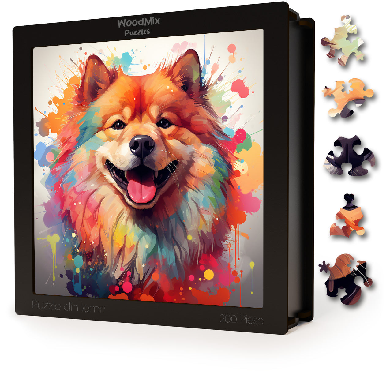 Puzzle cu Animale - Caini - Chow Chow 2 - 200 piese - 30 x 30 cm