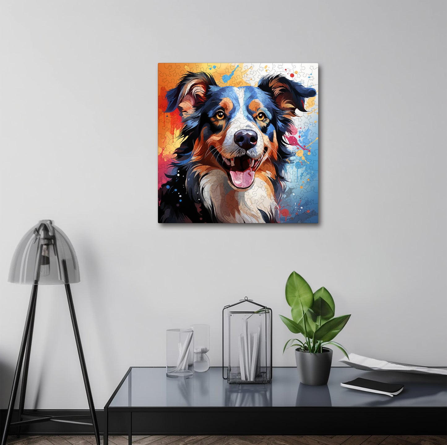 Puzzle cu Animale - Caini - Collie 3 - 200 piese - 30 x 30 cm