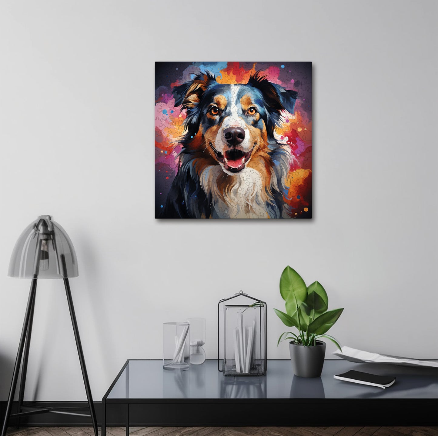 Puzzle cu Animale - Caini - Collie 2 - 200 piese - 30 x 30 cm
