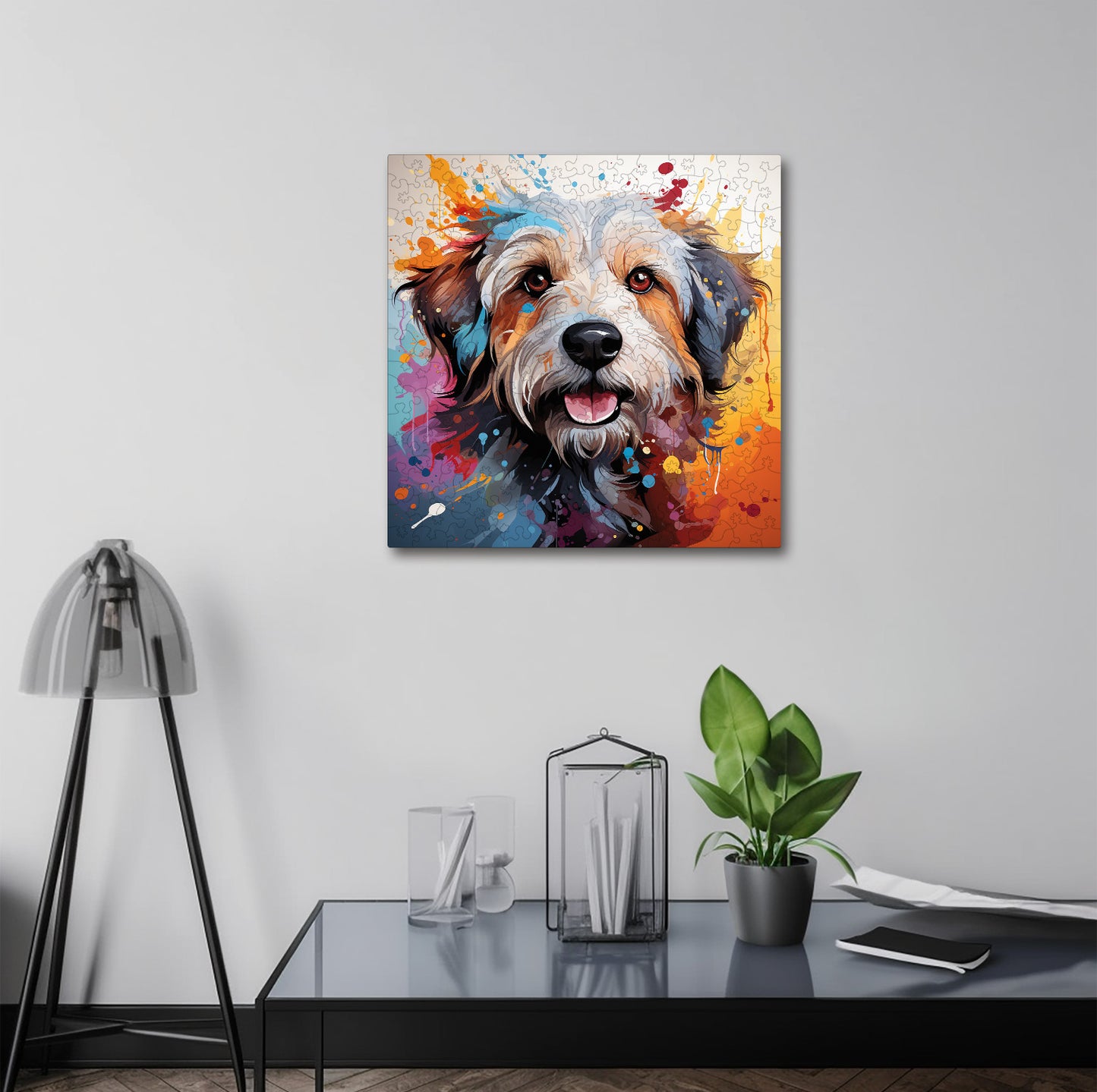 Puzzle cu Animale - Caini - Cotons de Tulear 3 - 200 piese - 30 x 30 cm