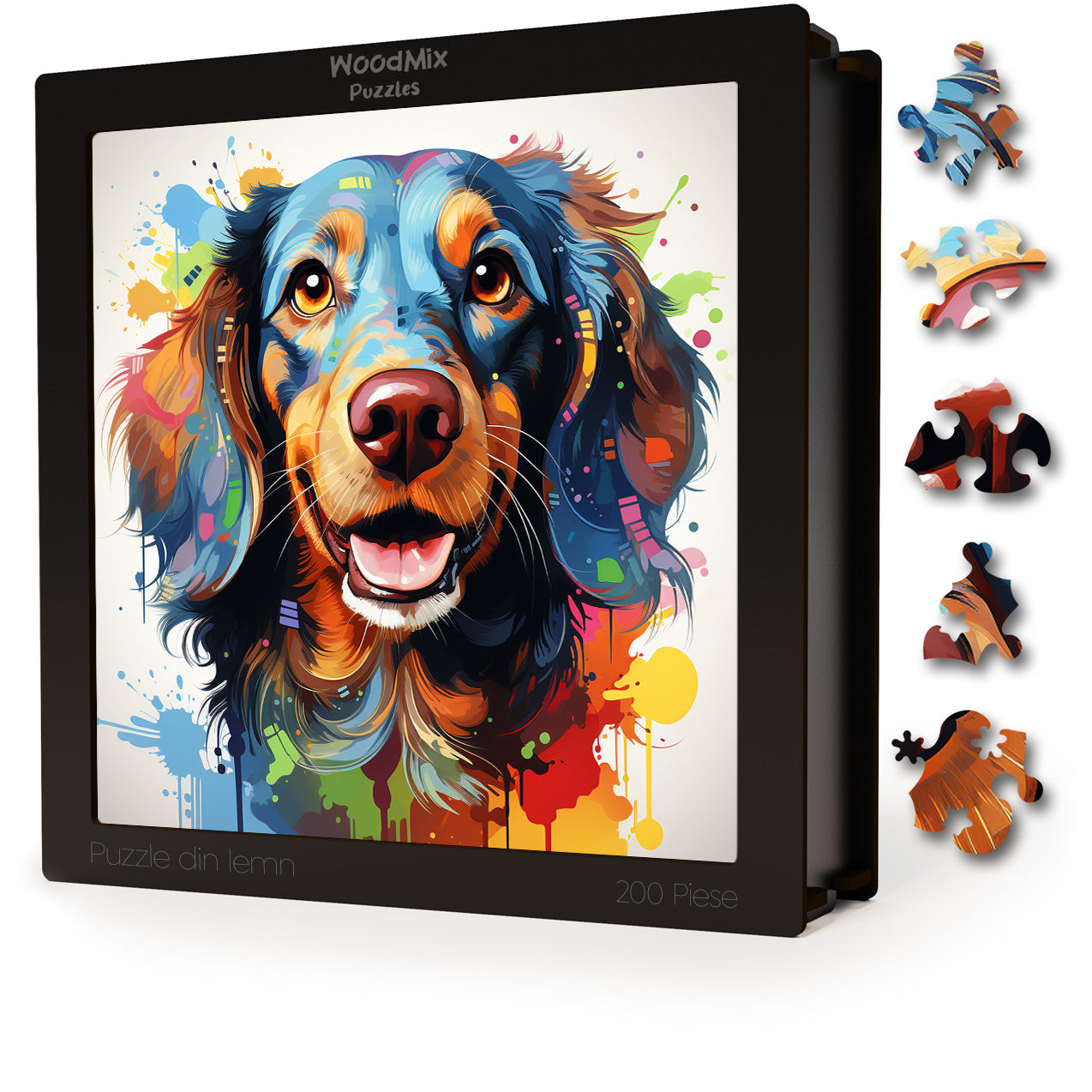 Puzzle cu Animale - Caini - Dachshund 1 - 200 piese - 30 x 30 cm