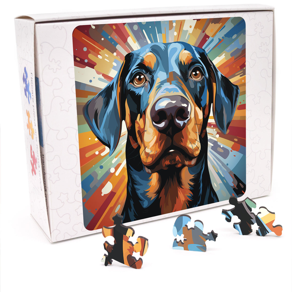 Puzzle cu Caini - Doberman Pinscher 1