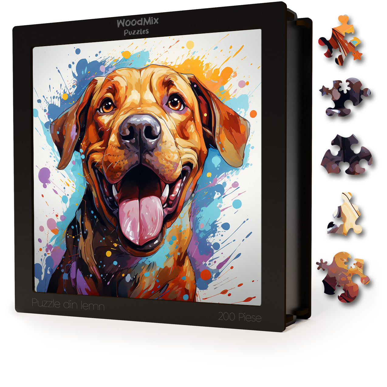 Puzzle cu Animale - Caini - Dogues de Bordeaux 2 - 200 piese - 30 x 30 cm