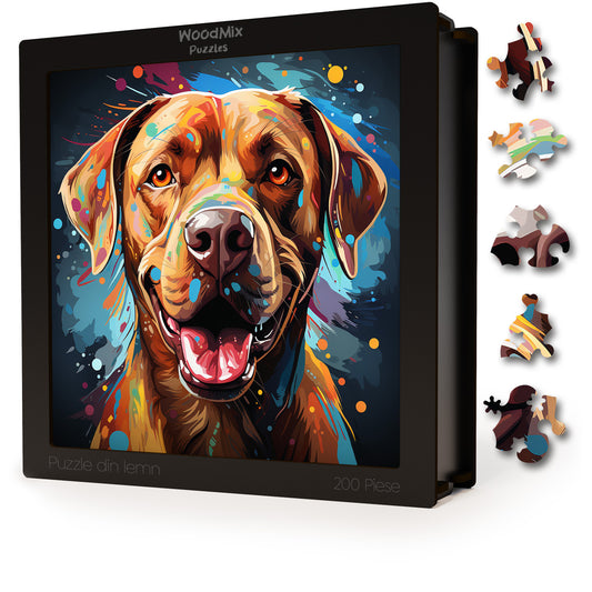 Puzzle cu Animale - Caini - Dogues de Bordeaux 1 - 200 piese - 30 x 30 cm