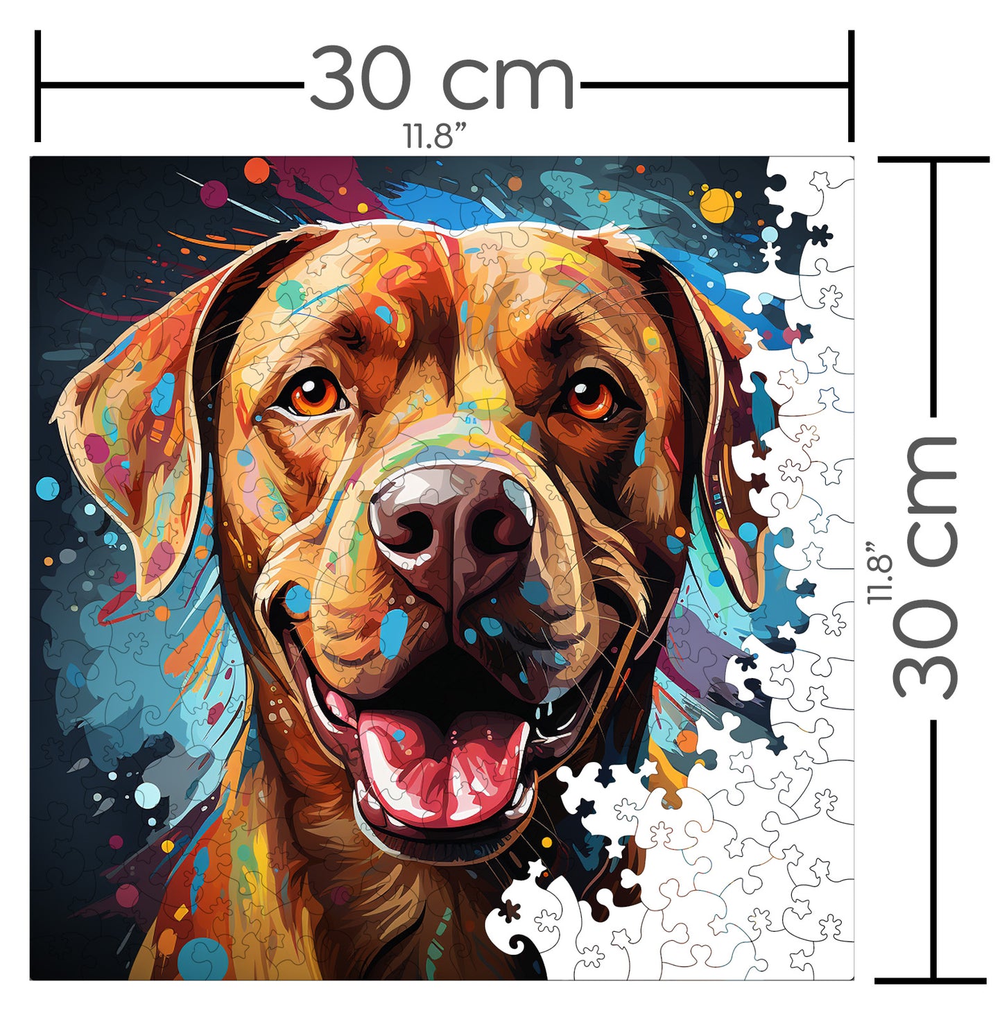 Puzzle cu Animale - Caini - Dogues de Bordeaux 1 - 200 piese - 30 x 30 cm