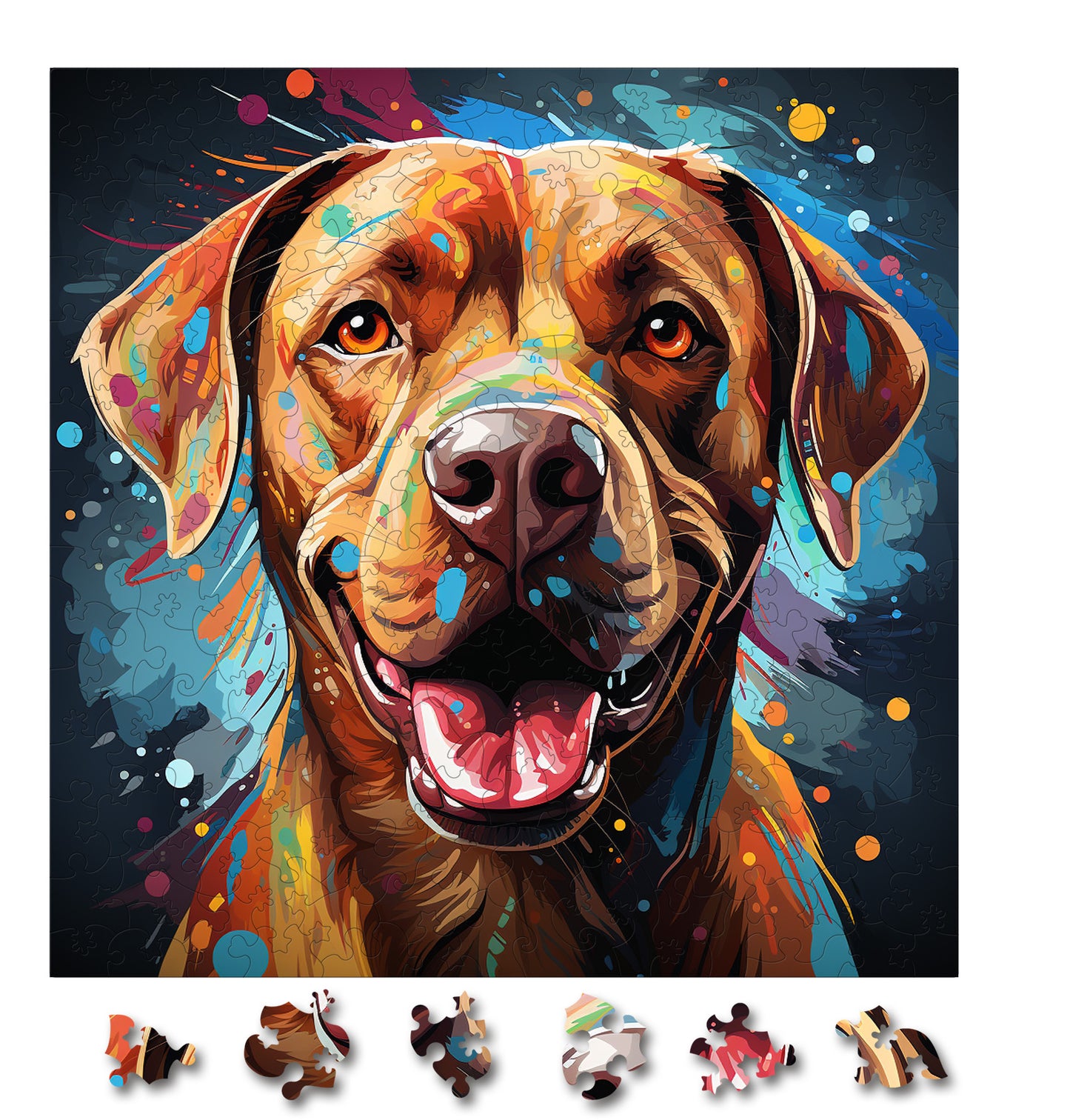 Puzzle cu Animale - Caini - Dogues de Bordeaux 1 - 200 piese - 30 x 30 cm