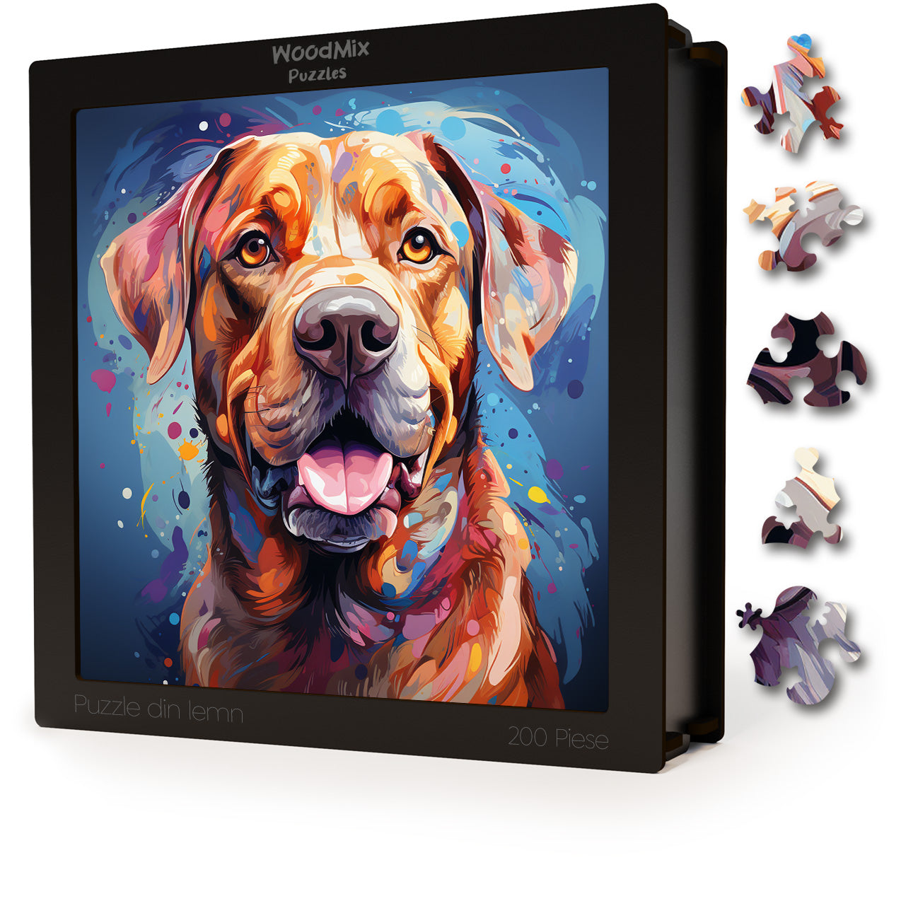 Puzzle cu Animale - Caini - Dogues de Bordeaux 3 - 200 piese - 30 x 30 cm