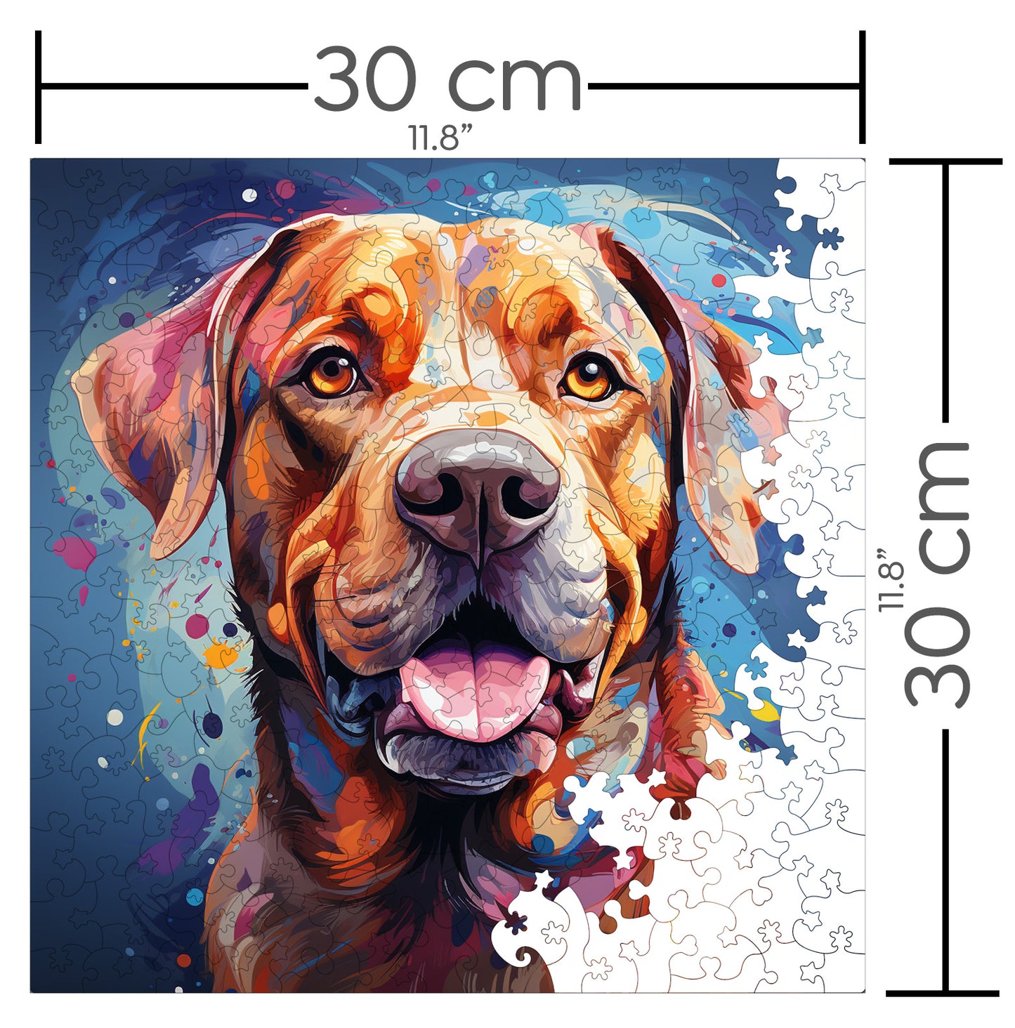 Puzzle cu Animale - Caini - Dogues de Bordeaux 3 - 200 piese - 30 x 30 cm