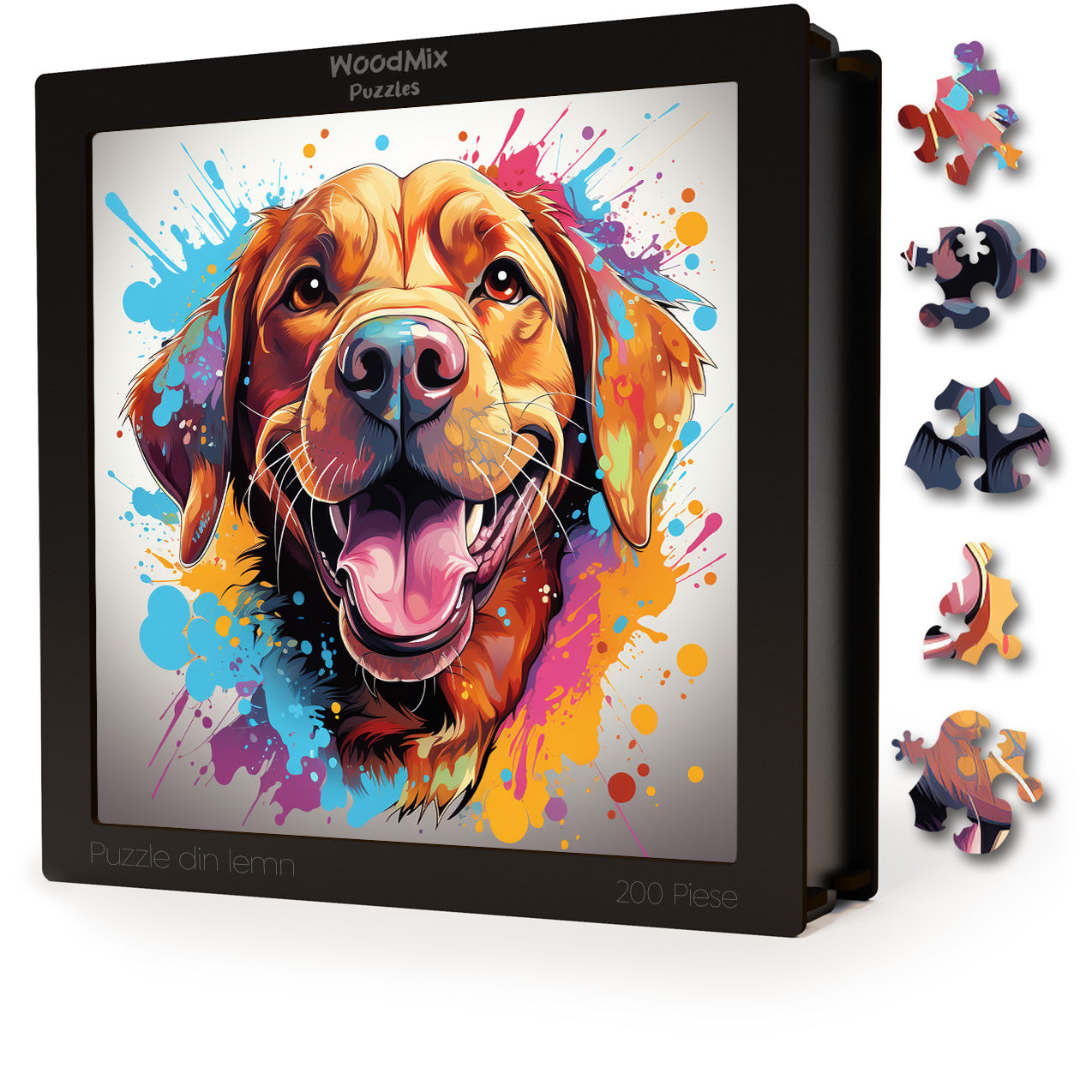 Puzzle cu Animale - Caini - Dogues de Bordeaux 4 - 200 piese - 30 x 30 cm