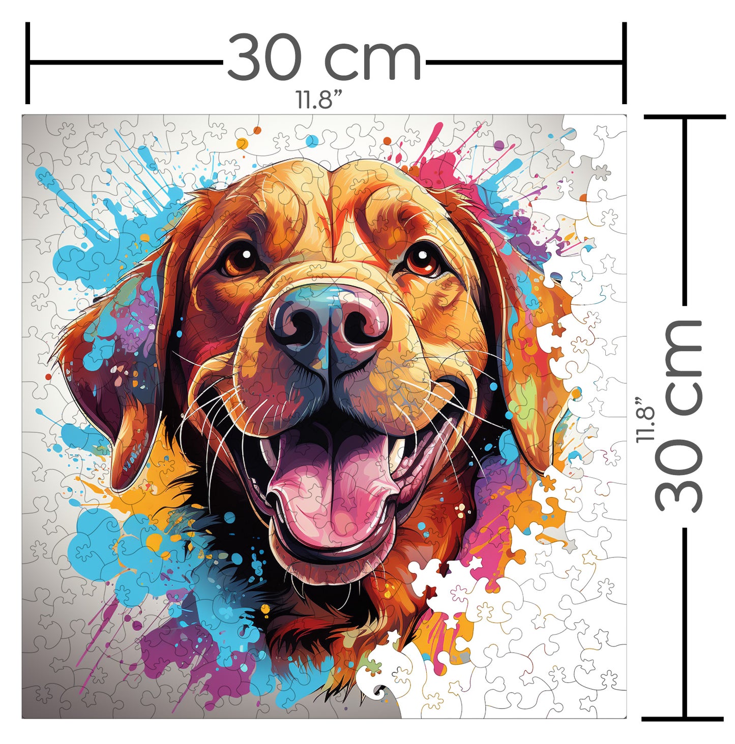 Puzzle cu Animale - Caini - Dogues de Bordeaux 4 - 200 piese - 30 x 30 cm
