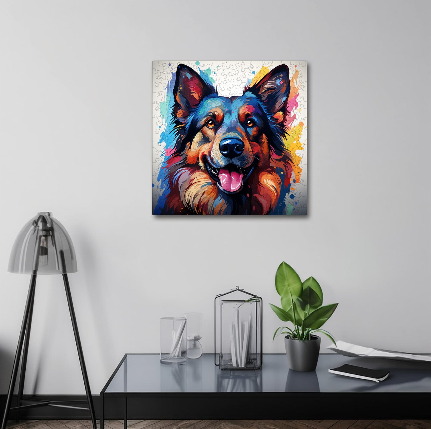 Puzzle cu Animale - Caini - German Shepherd 2 - 200 piese - 30 x 30 cm