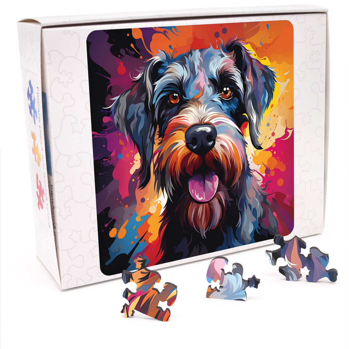 Puzzle cu Caini - Japanese Chin 3