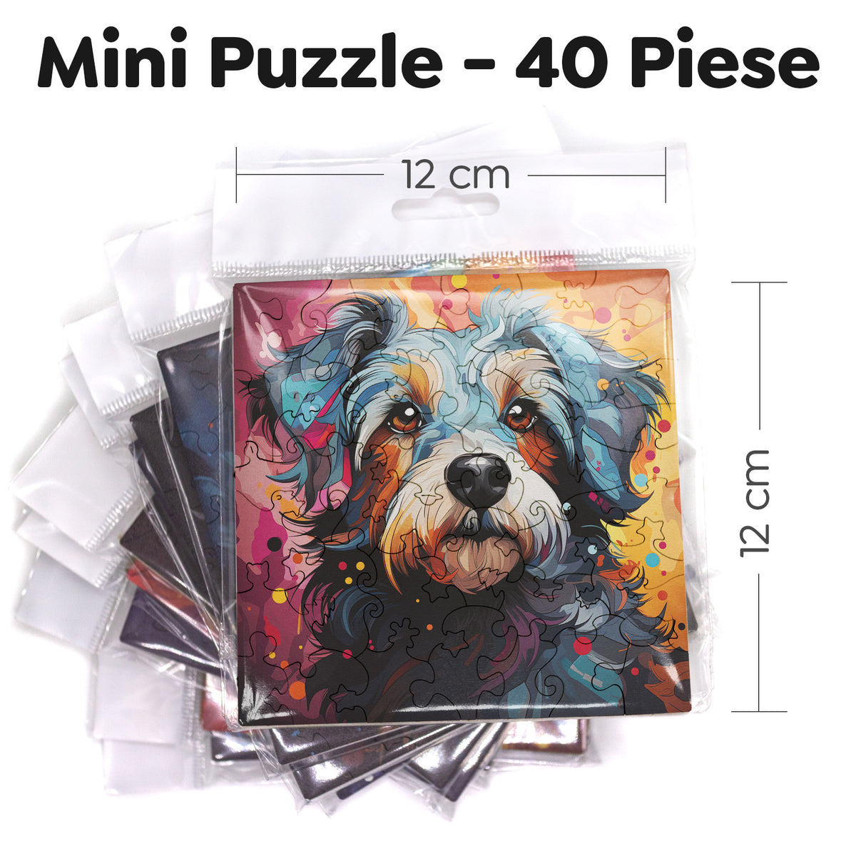 Puzzle cu Caini - Japanese Chin 3