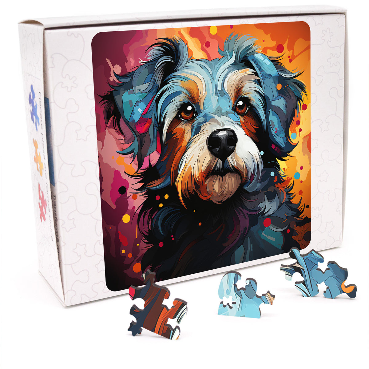 Puzzle cu Caini - Japanese Chin 3